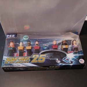 Star Trek 25 The Next Generation Collector Pez Dispenser Set